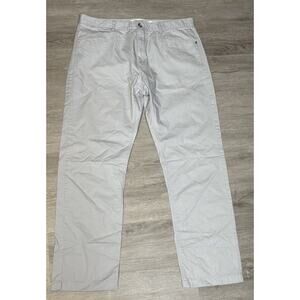 Calvin Klein Pants Mens 34 x 30 Gray Slim Fit Stretch Casual Chinos